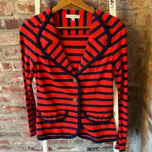 Cabi Striped Nautical Style Blazer